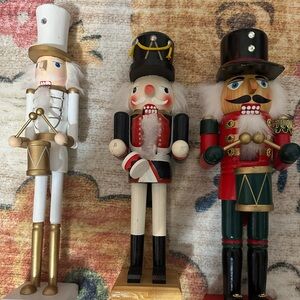 Set of Three Nutcracker Figurines
